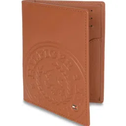 Tommy Hilfiger Tan Wexford Leather Small Passport Case image 2