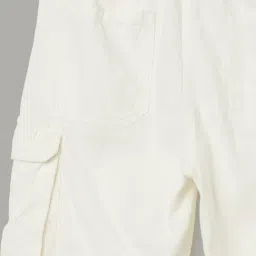 Fame Forever by Lifestyle Boys White Cotton Shorts image 4