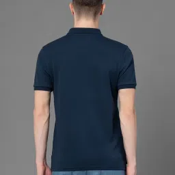 Red Tape Navy Cotton Regular Fit Polo T-Shirt image 2