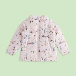 Pantaloons Junior Kids Pink Printed Full Sleeves Jacket-picture-24