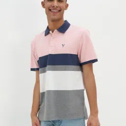 American Eagle Outfitters Multi Regular Fit Striped Polo T-Shirt-picture-13