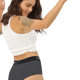 Freecultr Grey & Green Hipster Panty - Pack of 2 image 2