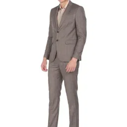 Arrow Brown Regular Fit Two Piece Suit image 3