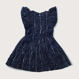 Gini & Jony Kids Navy Printed Dress image 2