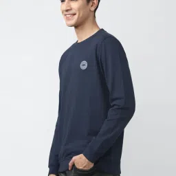 Peter England Jeans Navy Slim Fit SweatShirt image 3