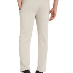 Octave Cream Regular Fit Solid Track Pants image 2