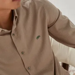 ANDAMEN Beige Regular Fit Shirt image 3