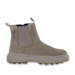 Geox Women's D Lamidie + Grip ABX D Taupe Chelsea Boots image 2