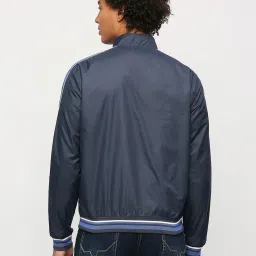 Pepe Jeans Navy Regular Fit Printed Jacket image 2