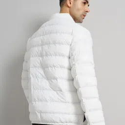 celio celio* White Regular Fit Printed Puffer Jacket image 2