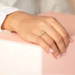 Kisna Diamond & Gold Jewellery 0.50 CT Keziah Solitaire 18k (750) Diamond & Gold Ring For Women image 2