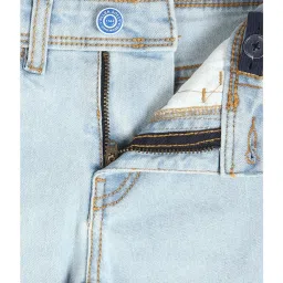 allen solly junior Allen Solly Kids Blue Solid Jeans image 3