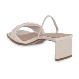 Aldo Women's Off White Sling Back Sandals image 5
