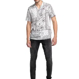 Spykar Black Cotton Regular Fit Jeans image 5