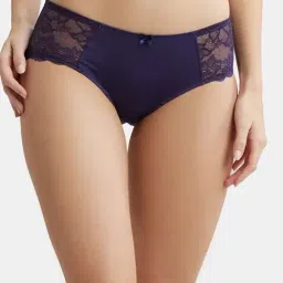 Jockey 1814 Women's Full Coverage Soft Touch Microfiber Nylon Lace Styled Hipster-picture-19