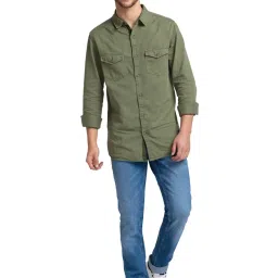 Spykar Blue Cotton Regular Fit Jeans image 5