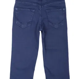 allen solly junior Allen Solly Kids Blue Solid Jeans image 2