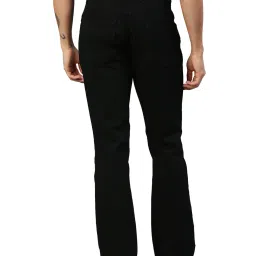 High Star Black Regular Fit Lightly Washed Jeans image 2