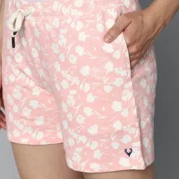 Allen Solly Light Pink Floral Print Shorts image 5