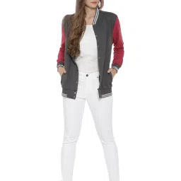 Campus Sutra Charcoal Relaxed Fit Sweatshirt image 4