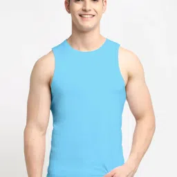 Friskers Multi Cotton Slim Fit Vest - Pack of 2 image 2