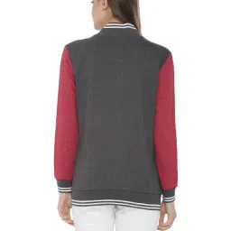 Campus Sutra Charcoal Relaxed Fit Sweatshirt image 2