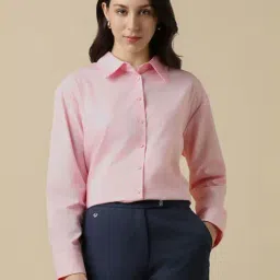 Allen Solly Pink Regular Fit Shirt-picture-42