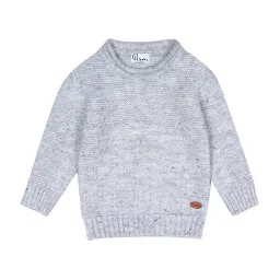 Gini & Jony Kids Grey Regular Fit Sweater image 1