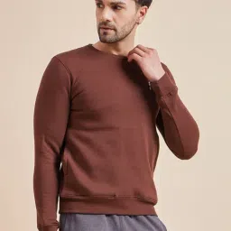 Sweet Dreams Choco Fudge Regular Fit Plain Sweatshirt image 3