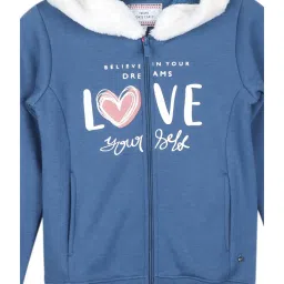 Monte Carlo Kids Blue & White Printed Full Sleeves Sweatshirt image 3