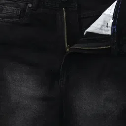 Van Heusen Black Cotton Mid Rise Jeans image 5