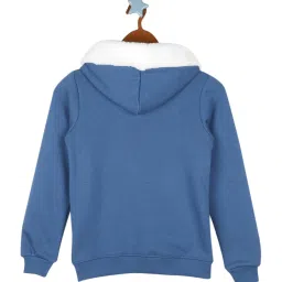 Monte Carlo Kids Blue & White Printed Full Sleeves Sweatshirt image 2