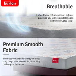 kurl on KURLON Dual Reversible Mattress 4 inch Queen High Resilience HR Foam Mattress image 2