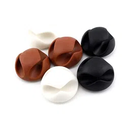 We3 Set Of 2 White Wire Organizer Cable Clips image 5