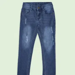 Pantaloons Junior Blue Distressed Jeans-picture-15