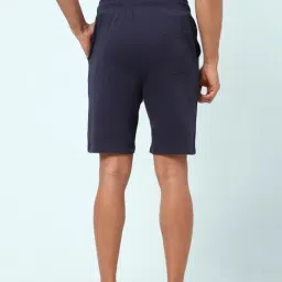Ajile By Pantaloons Navy Cotton Slim Fit Shorts image 2