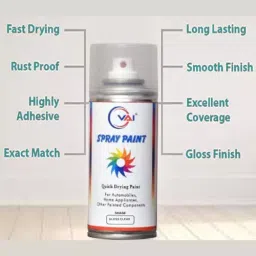 VAI ‎Magma Grey Spray Paint ‎225 ml for Maruti Cars, ‎MR-MG-450-02 (Pack of 2 Pcs) image 2