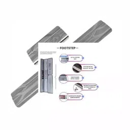 Carsonia Non LED Door Sill Plate Stainless Steel Silver for Beat (Set of 4) image 2