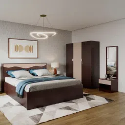 Godrej Interio Vurv Dark Brown & Beige Engineered Wood 3 Door Almirah, 1 Year Warranty)-picture-27