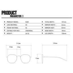 OUDI Women Grey Lens & Silver-Toned Other Sunglasses with image 2