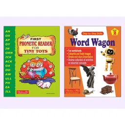scholars hub Phonetic Reader and Word Wagon Colorful Worksheets Combo(Pack of 2 Books) | Covers 3 to 6 Letter Words| Sight Words| Word Sounds| CVC Words| Phonetics| Activity Books for Kids-picture-16