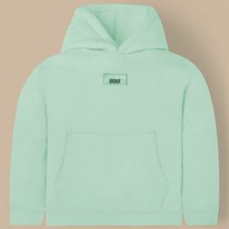 Cherry Crumble By Nitt Hyman Knit Full Sleeves Textured Typography Embroidered Light Winter Hooded Sweatshirt - Mint-picture-4