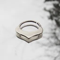 Sangria 925 Sterling Silver Naazhi Septum Nosepin-image-23