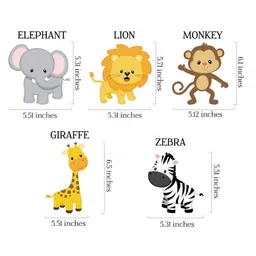 Shopperskart Jungle Themed Swirll For Birthday Decoration Multi color - Pack Of 12 image 3