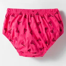 Tango Single Jersey Knit Panties with Butterfly & Sea Shell Print Pack of 3 - Pink Blue & Orange image 5