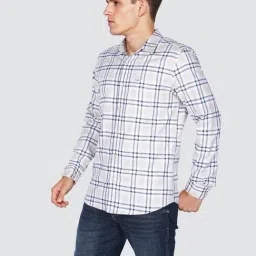 Wrangler Beige Cotton Regular Fit Checks Shirt image 3