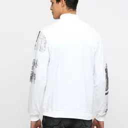Pepe Jeans White Cotton Regular Fit Printed Sweatshirt image 2