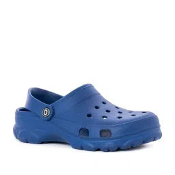 khadim Pro by Khadims Men's Blue Back Strap Clogs image 2