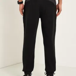 Ajile By Pantaloons Jet Black Regular Fit Printed Joggers image 2