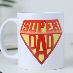 FNP Multicolor Ceramic Superhero Dad Mug (325 ml) image 3